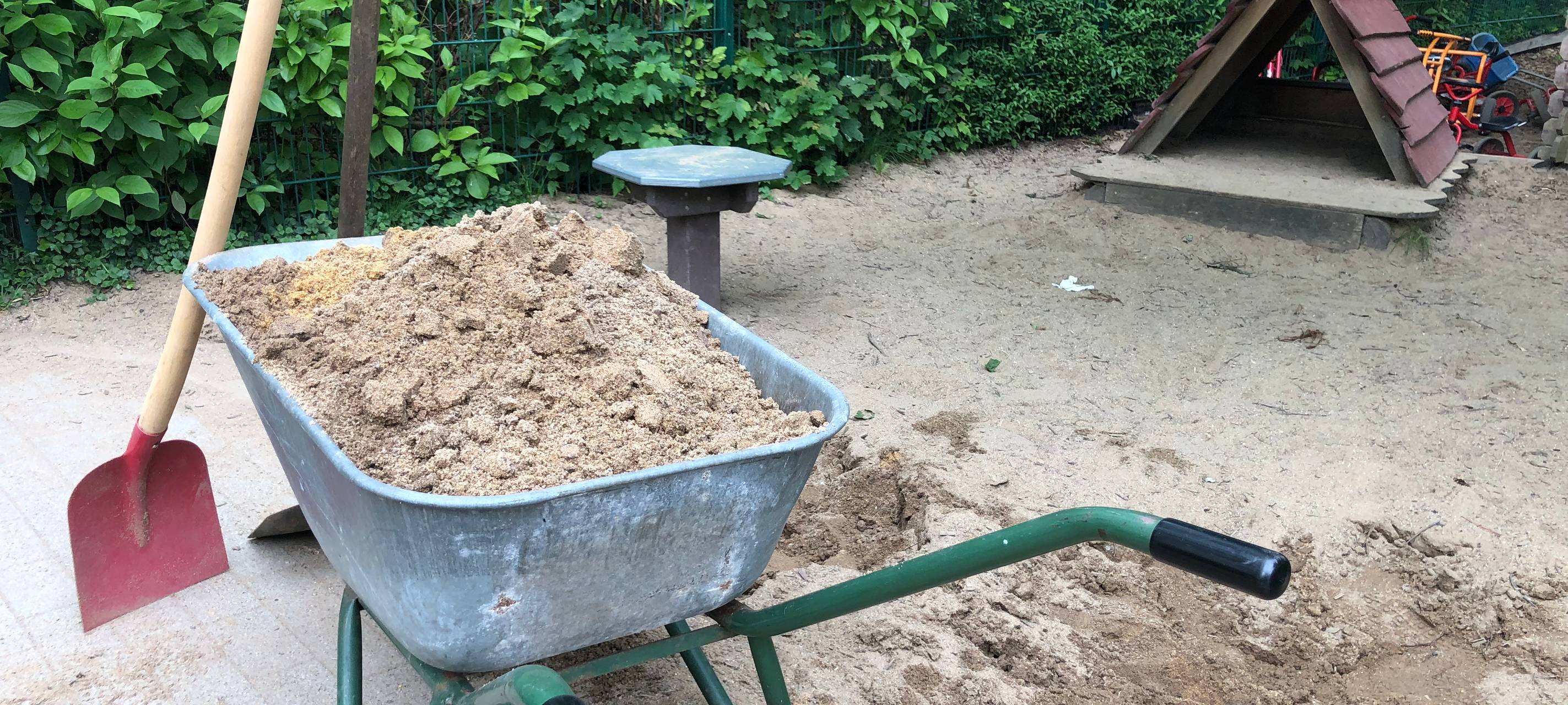 Spielsand zu verschenken