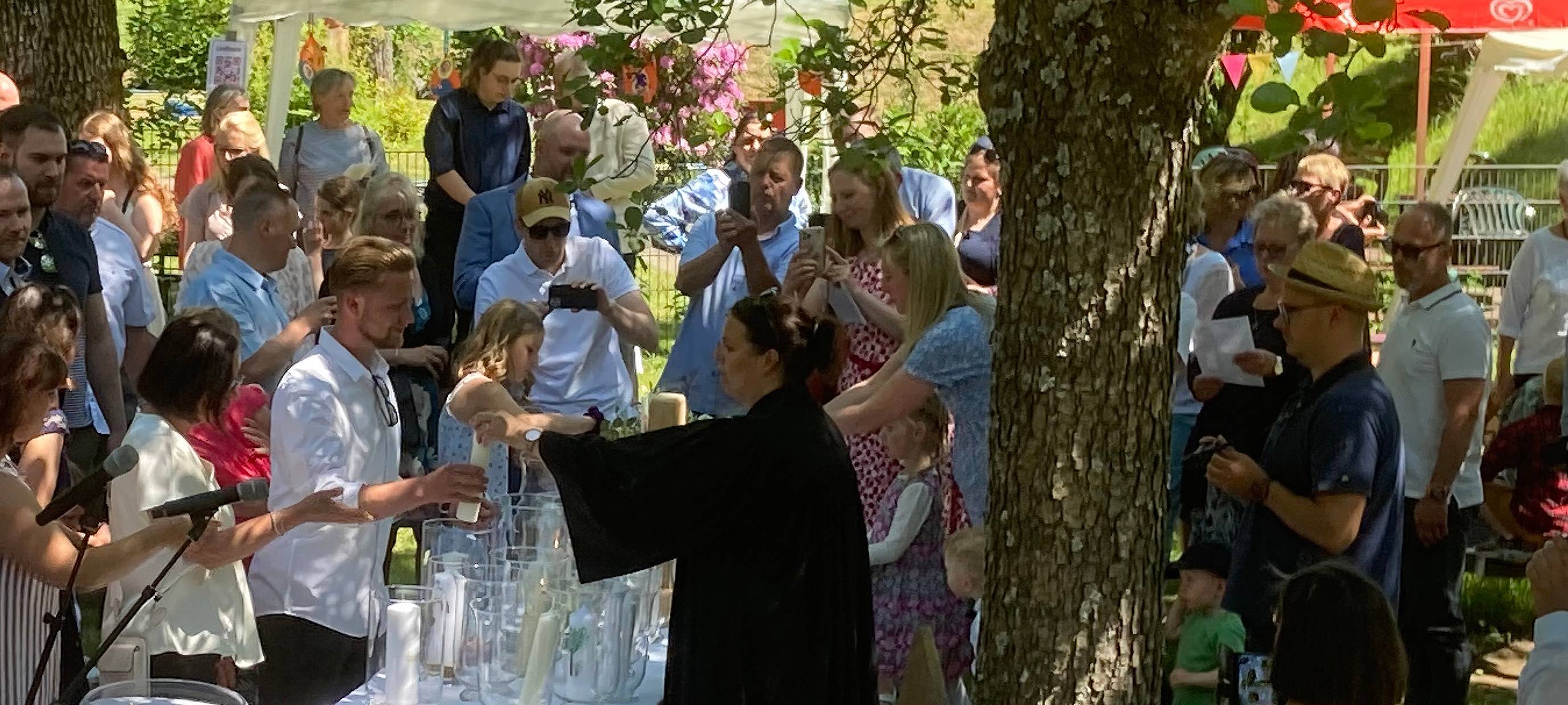 Zweites Tauffest unter der Müngstener Brücke