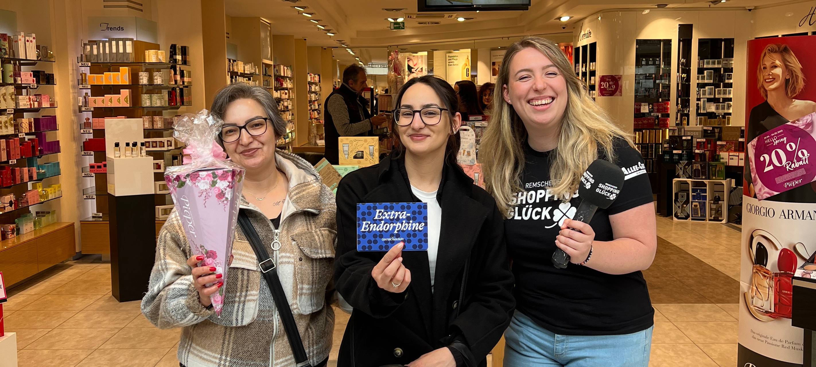 Wir zahlen deinen Einkauf im Allee-Center