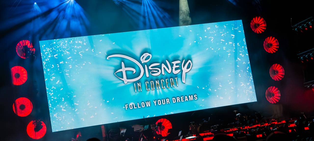 Disney in Concert findet in der Oberhausener Rudolf Weber-ARENA im Mai vor vielen Zuschauern und Fans statt.