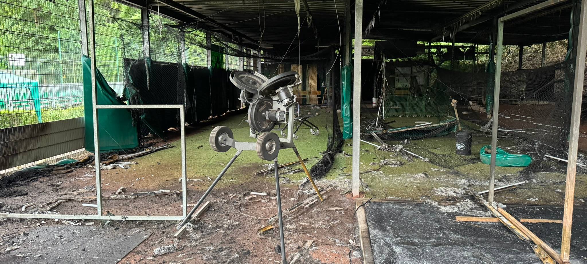 Solingen: Verdacht auf Brandstiftung im Baseballpark