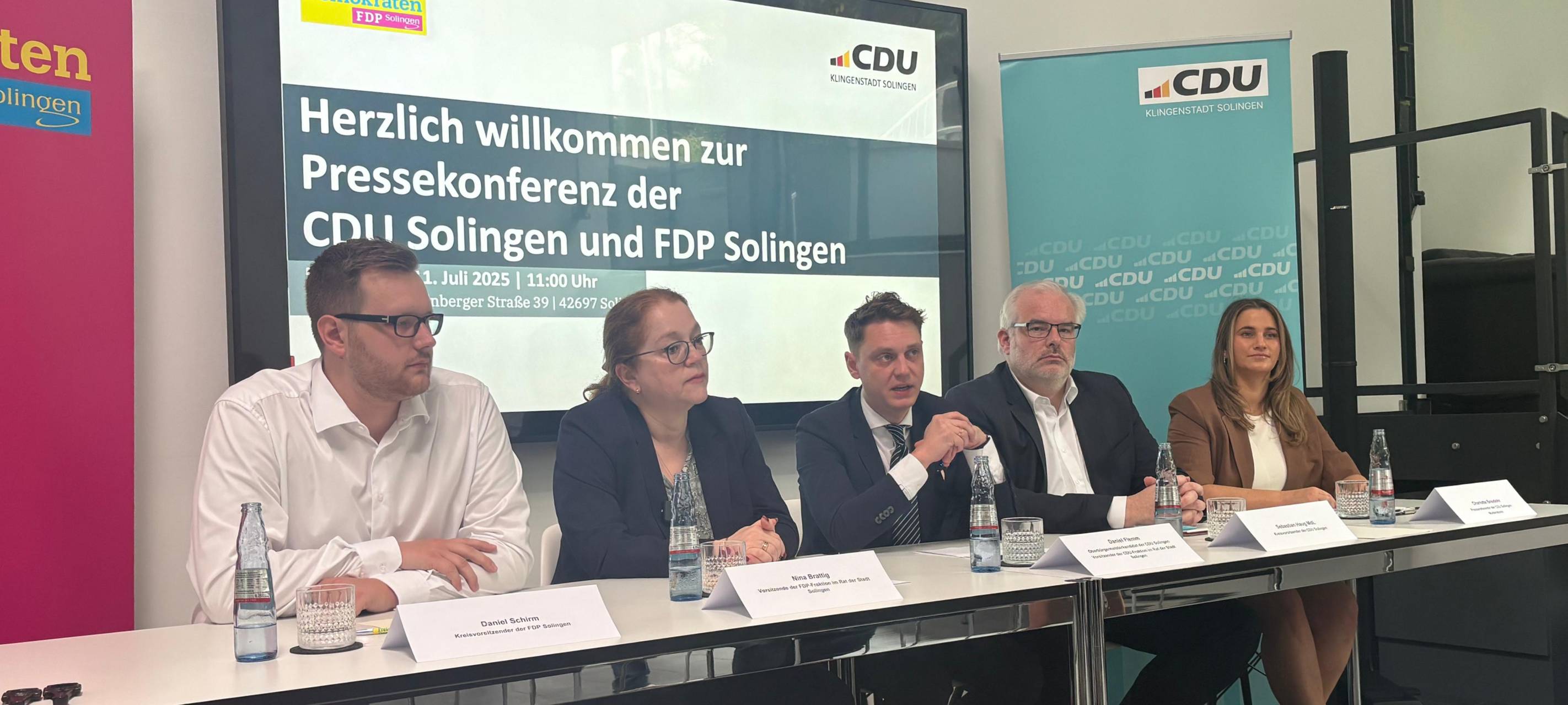 FDP unterstützt CDU-OB-Kandidaten Daniel Flemm in Solingen