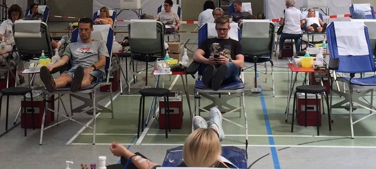 Blutspendemobil macht Halt bei den Stadtwerken Solingen