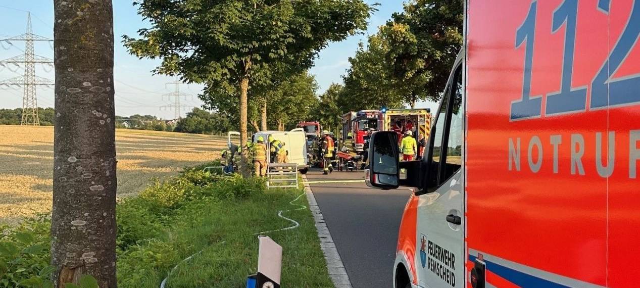 Verkehrsunfälle in Solingen und Hückeswagen – zwei Autofahrer verletzt