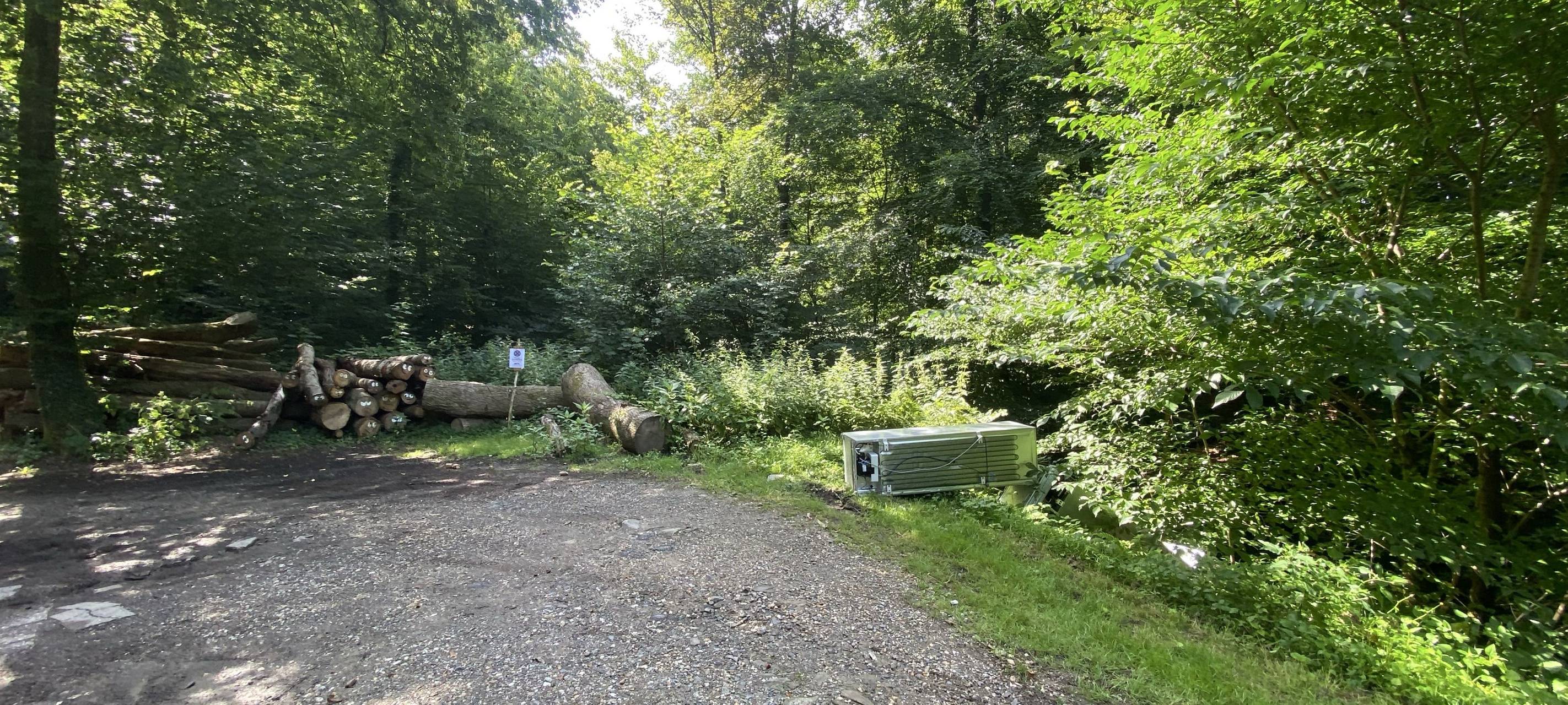 Solingen: Illegale Müllkippe am Bertramsmühler Weg