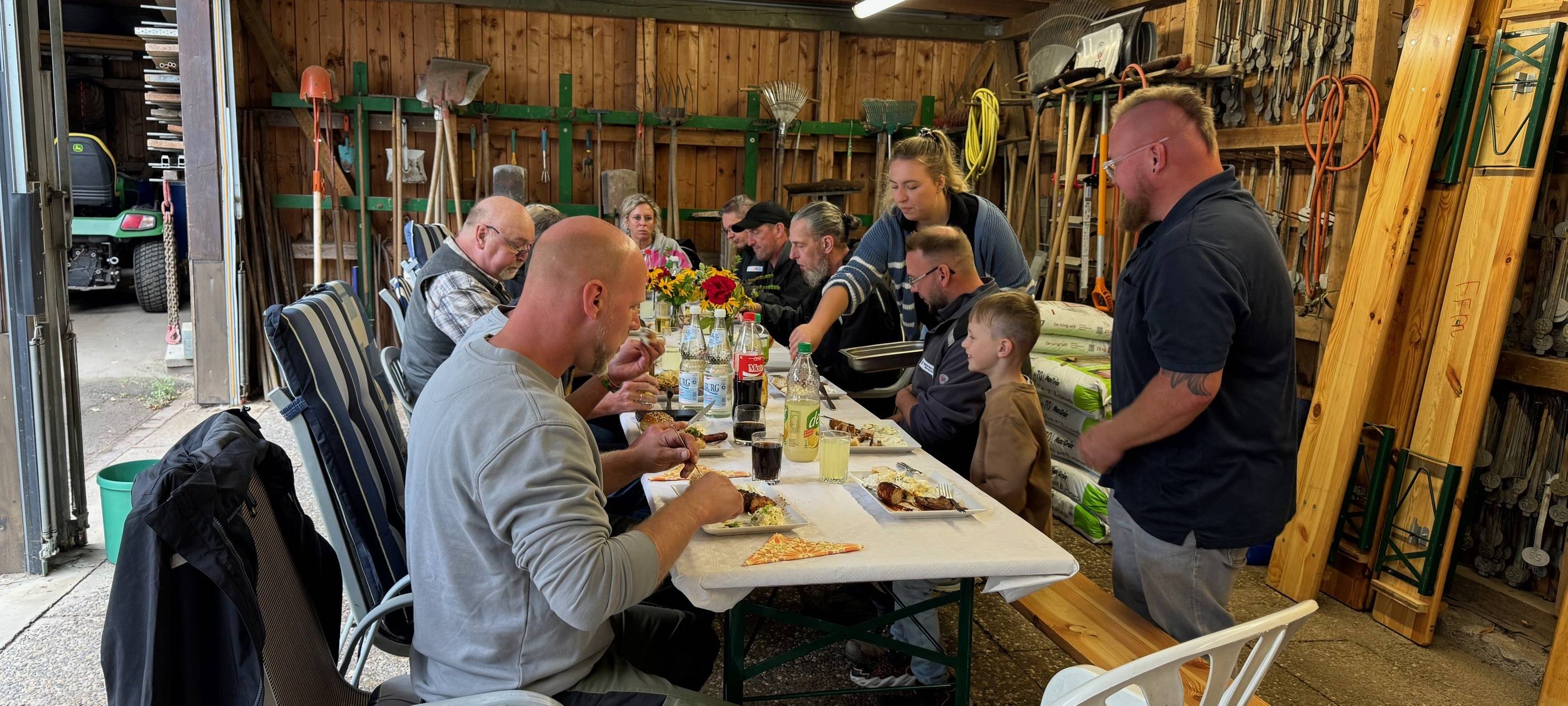 Die RSG-Grillpause bei den Technischen Betrieben Remscheid