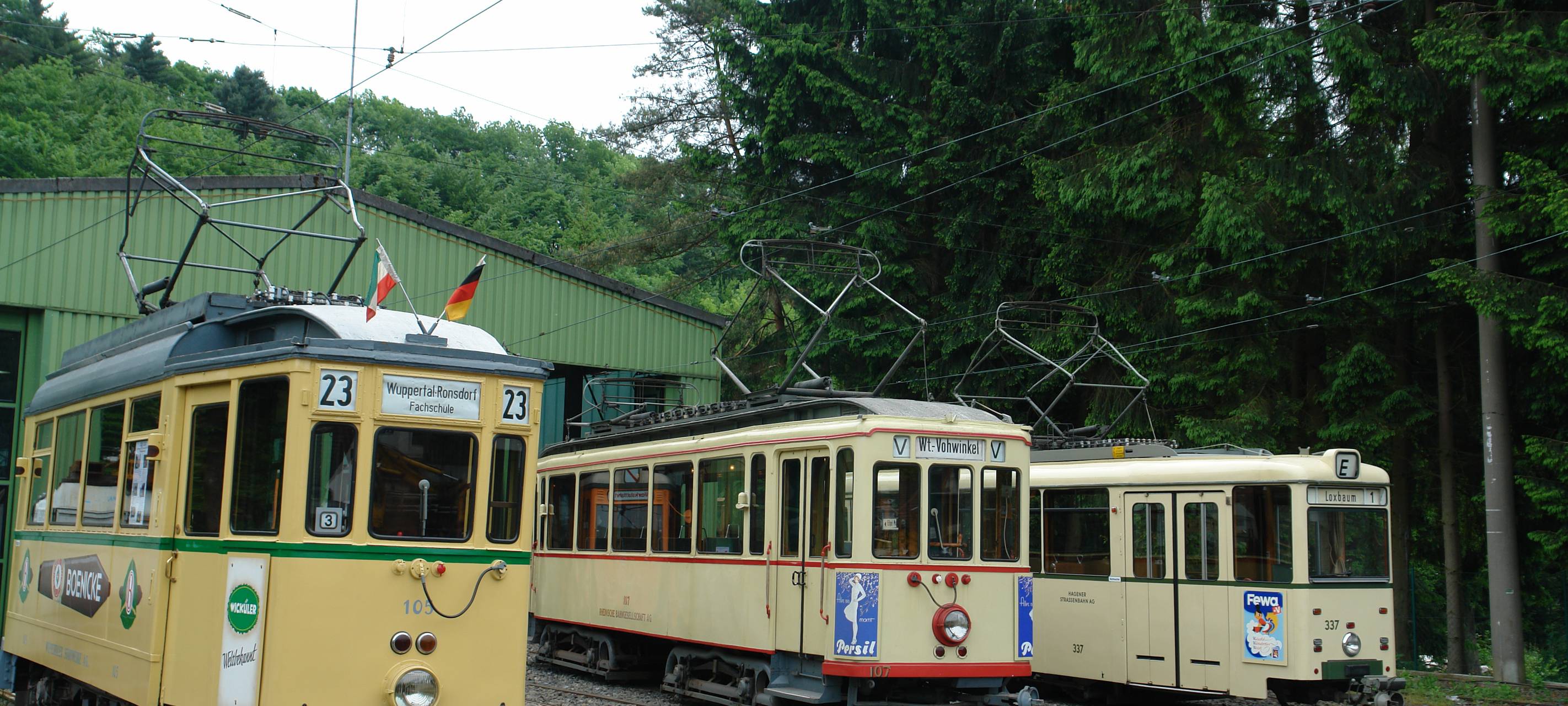 Historische Museumsbahnen in Remscheid fahren