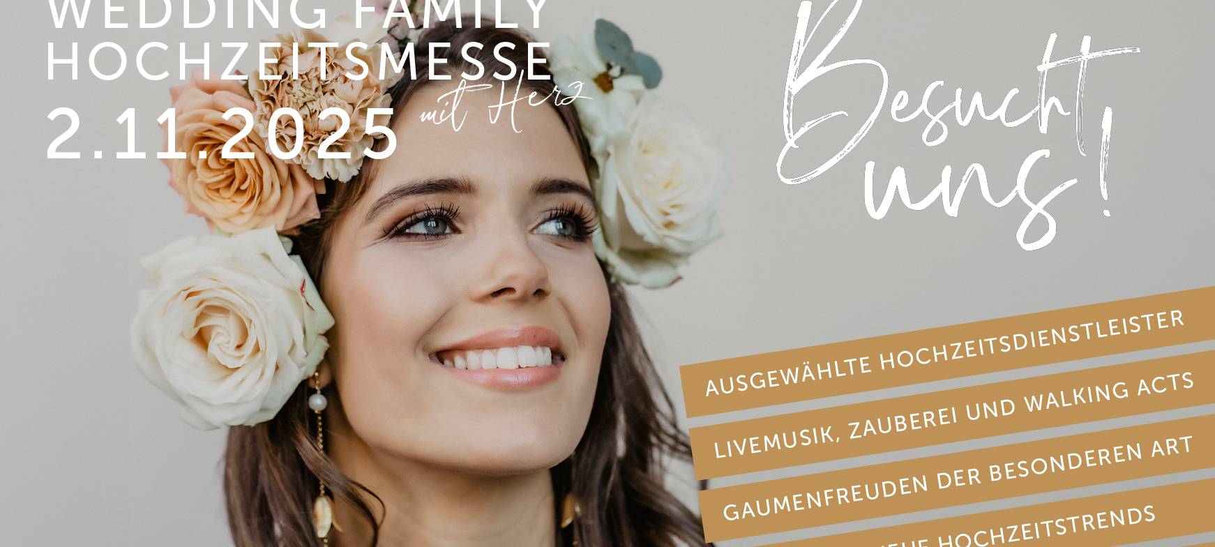 Wedding Family - Die Hochzeitmesse mit Herz am 2. November in Solingen