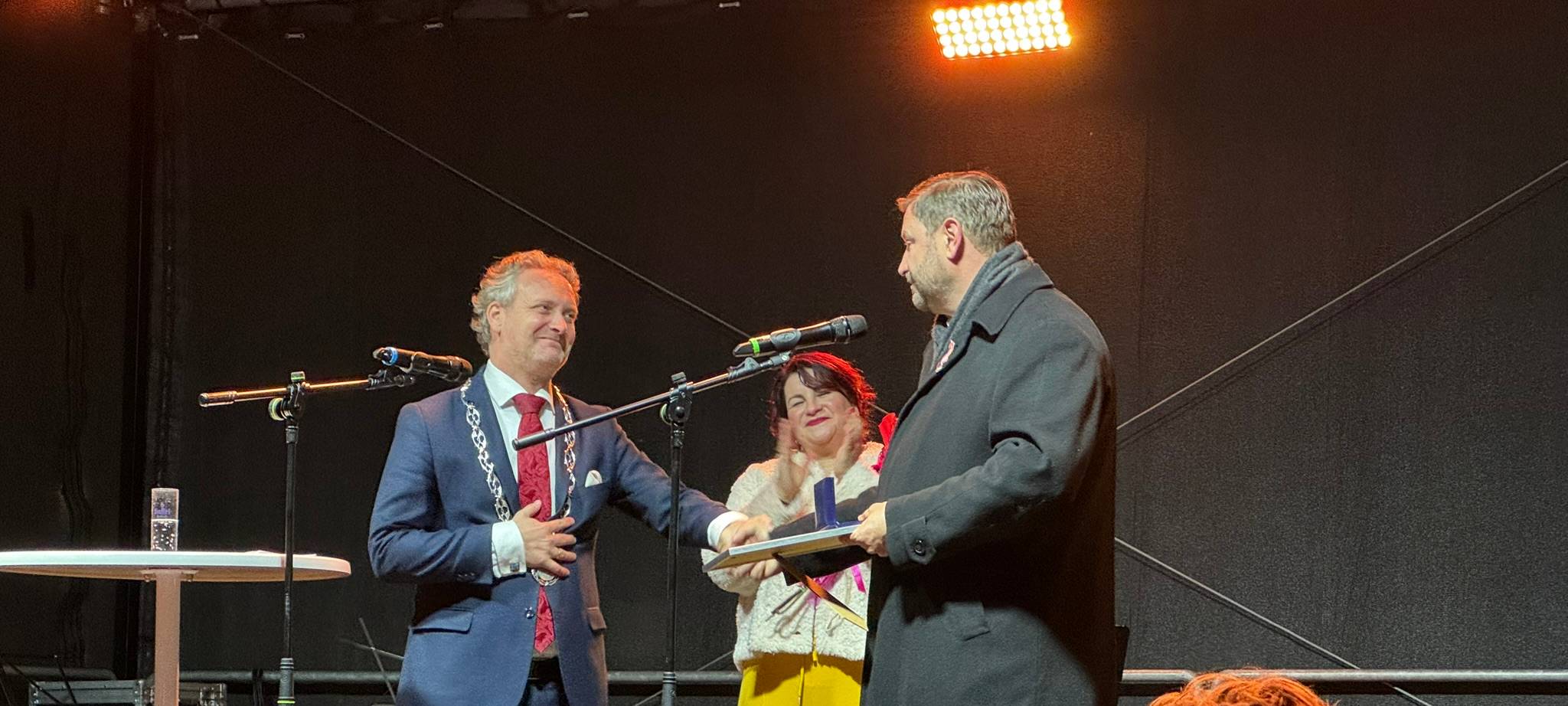 Tim Kurzbach wird Ehrenbürger von Gouda