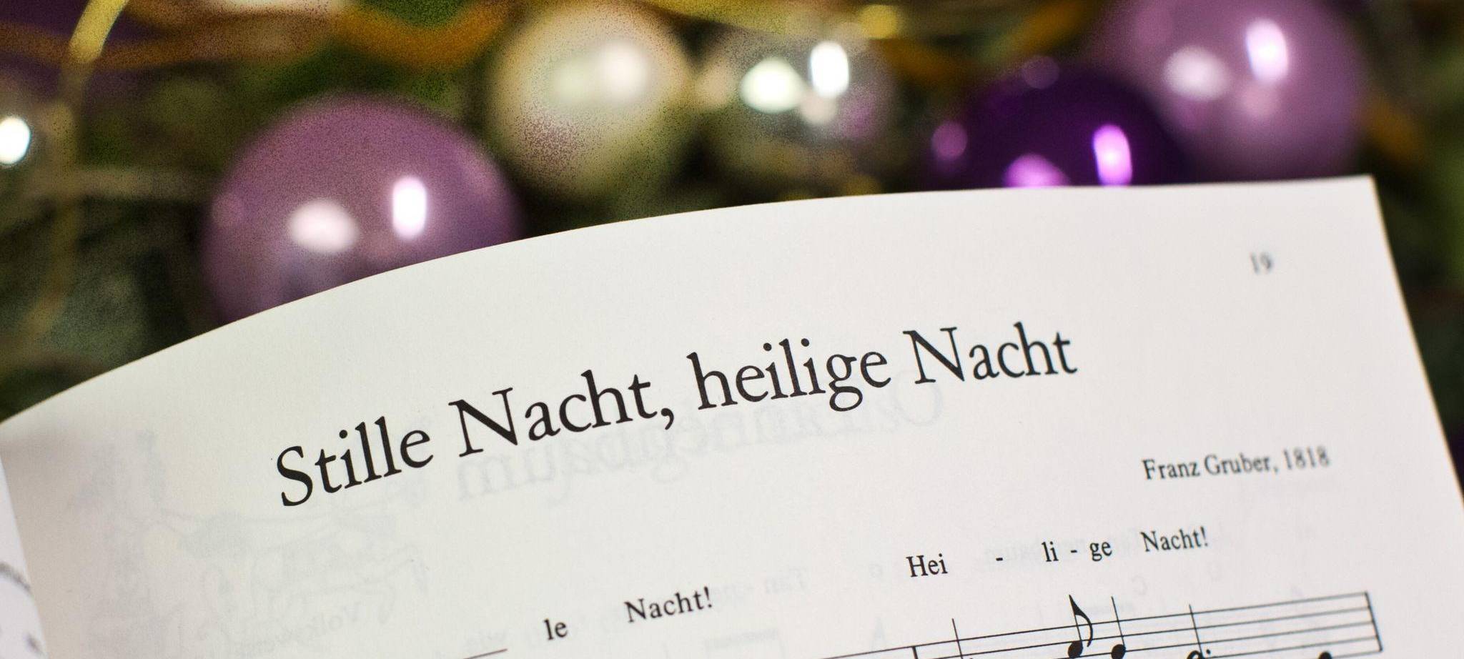 Noten zum Weihnachtslied «Stille Nacht, heilige Nacht»