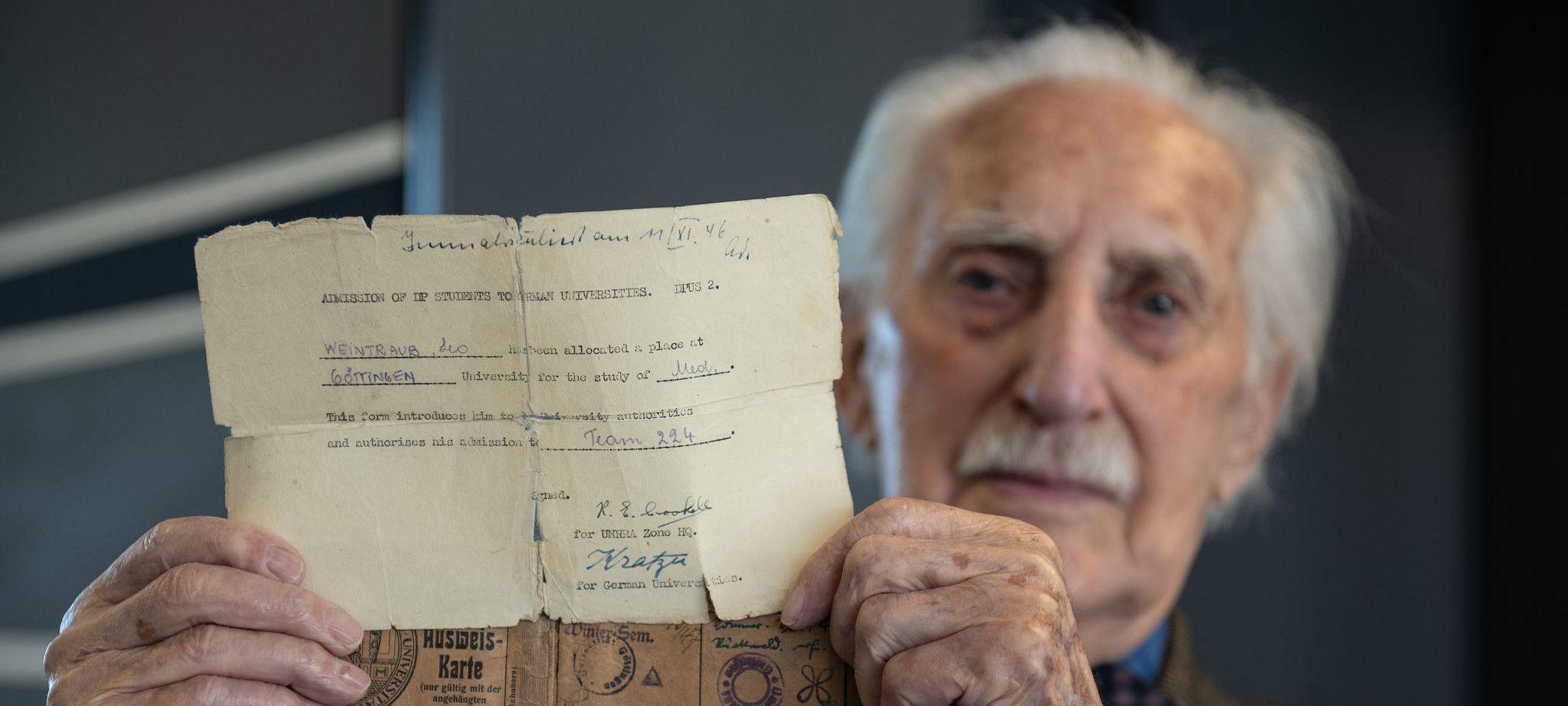 Holocaust-Überlebender Leon Weintraub