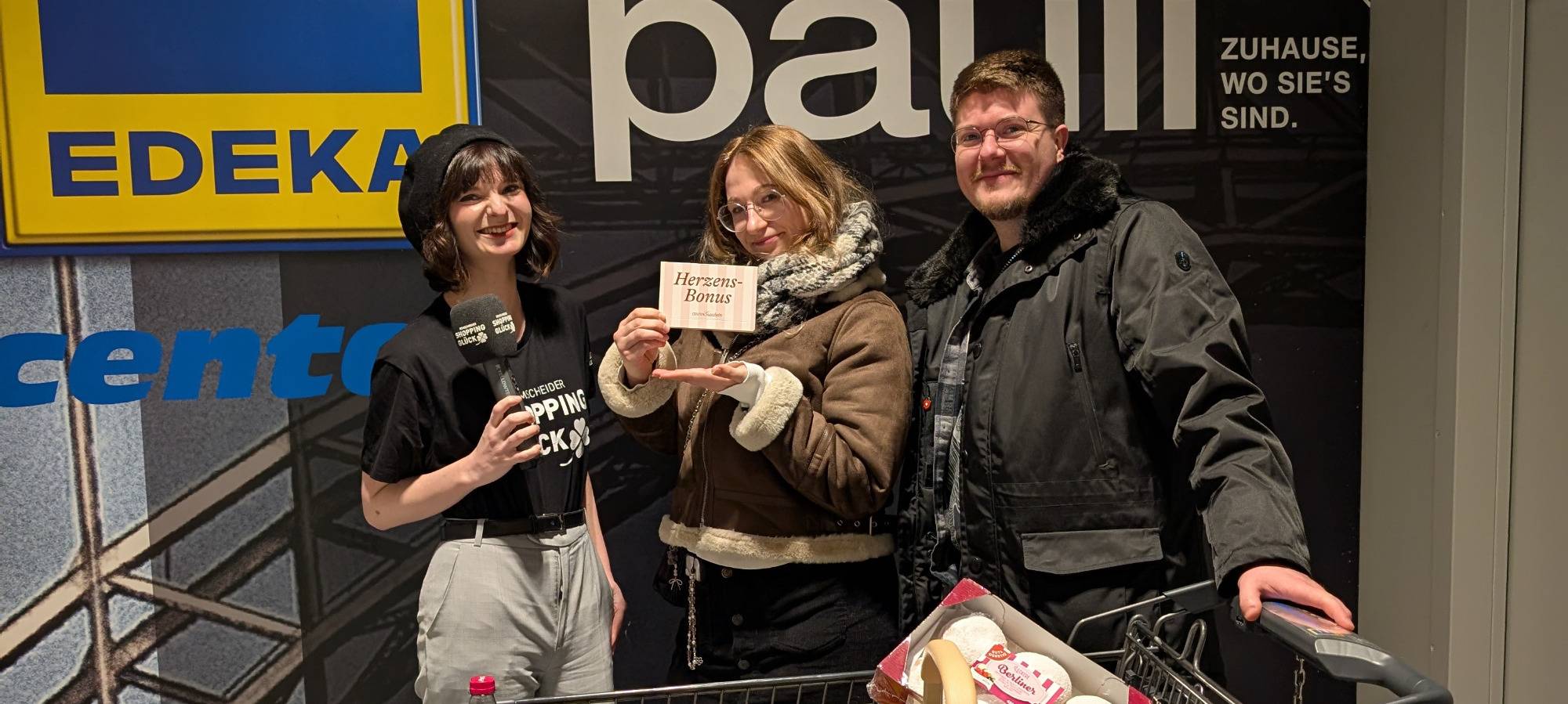 Wir zahlen deinen Einkauf im Allee-Center