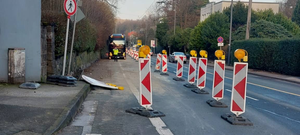 Solingen: Wuppertaler Straße wird wieder gesperrt