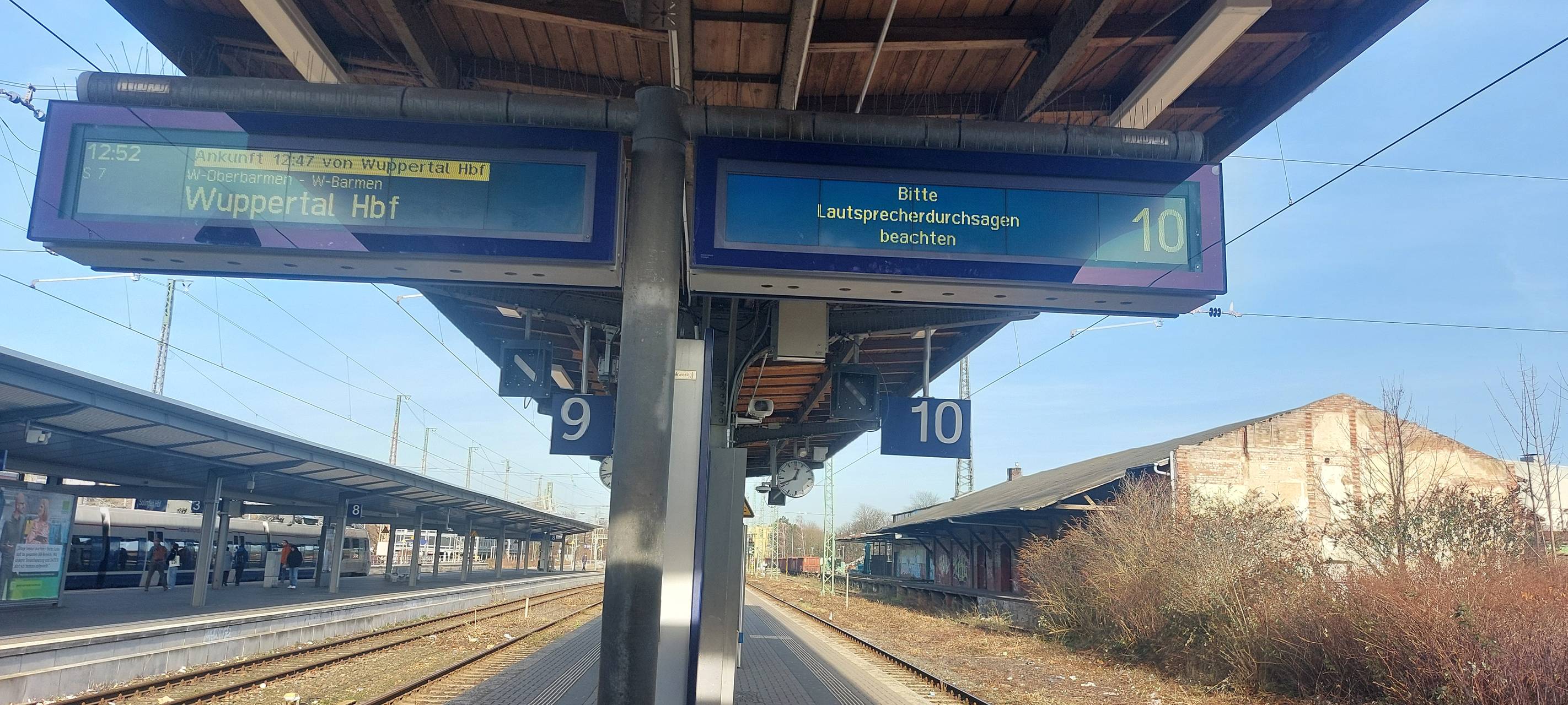 Solingen: Weiterhin Ausfälle und Verspätungen bei der Bahn