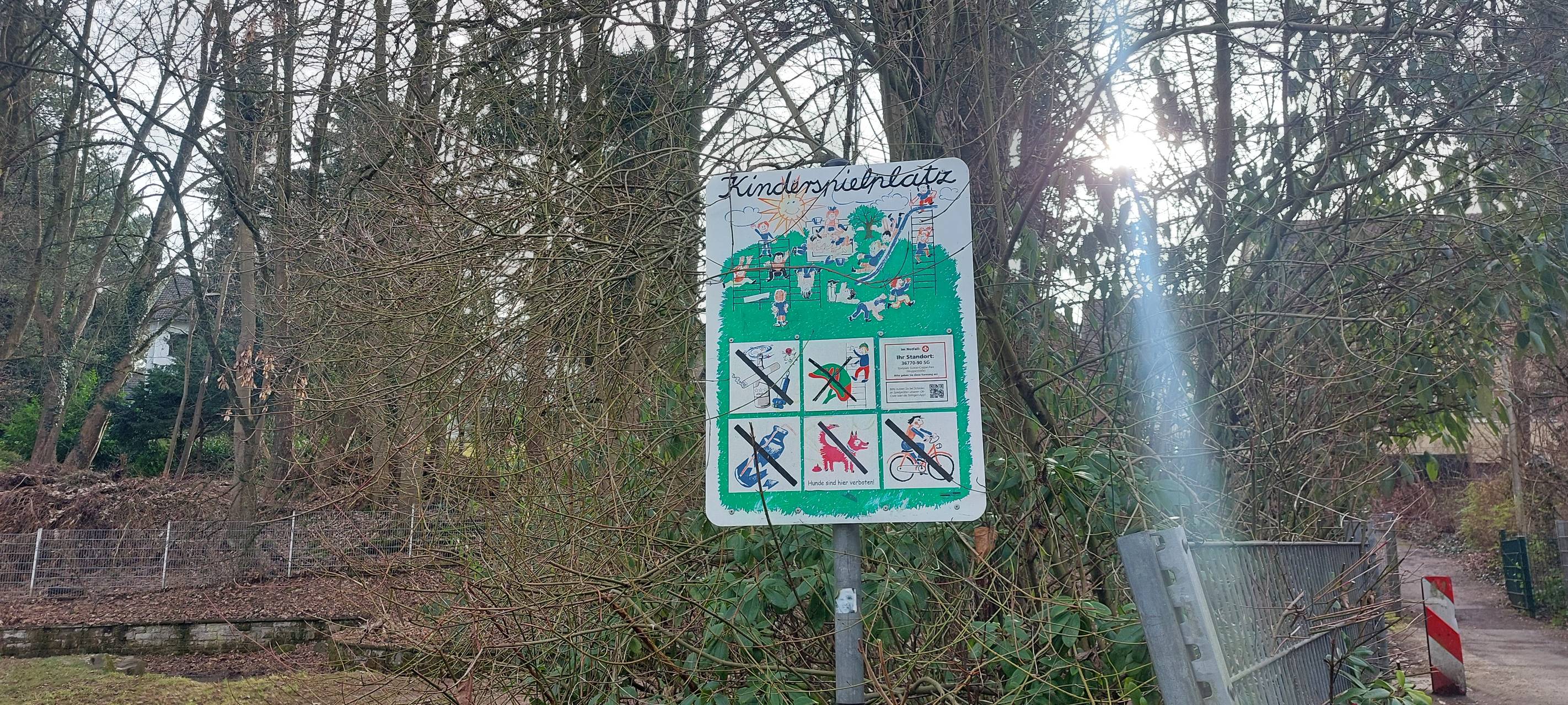 Spielplatz Sandstraße in Solingen umgebaut
