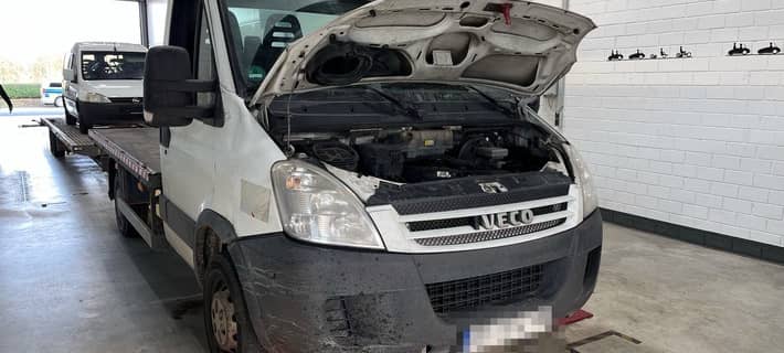 Polizei zieht Transporter auf der A3 aus dem Verkehr