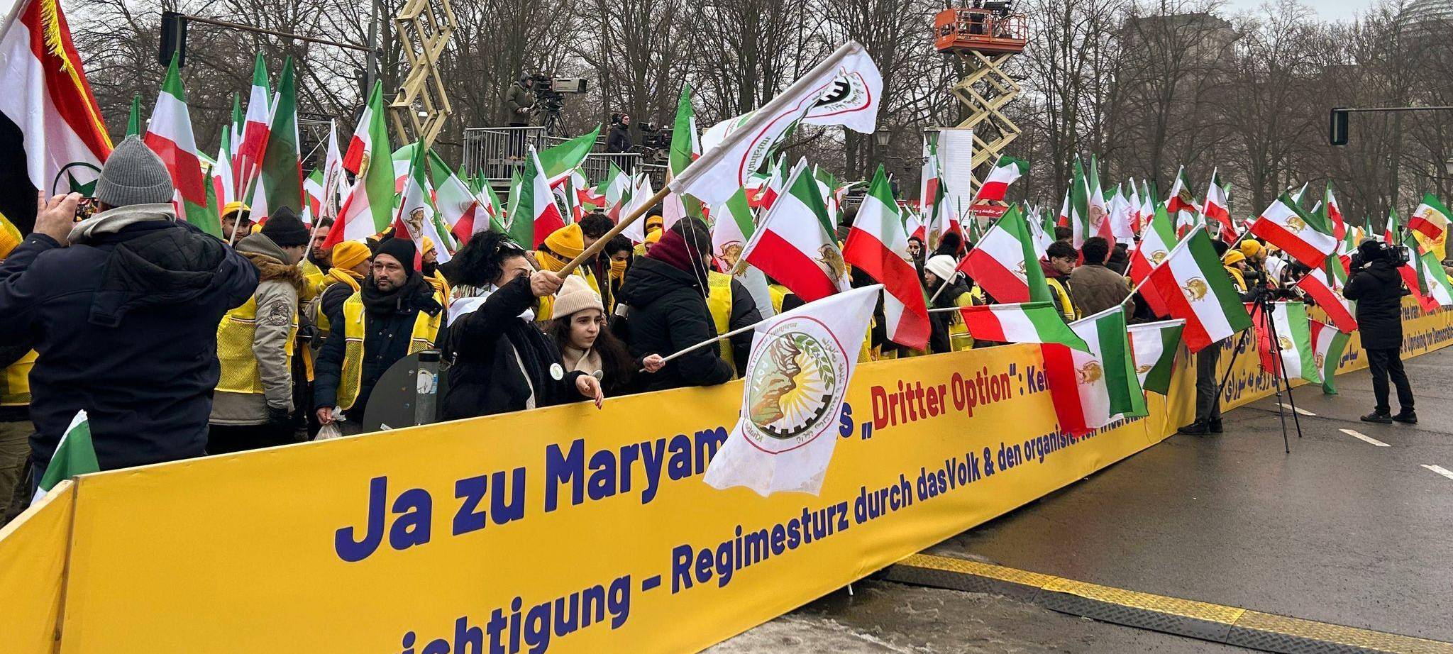 Demonstration für Freiheit im Iran