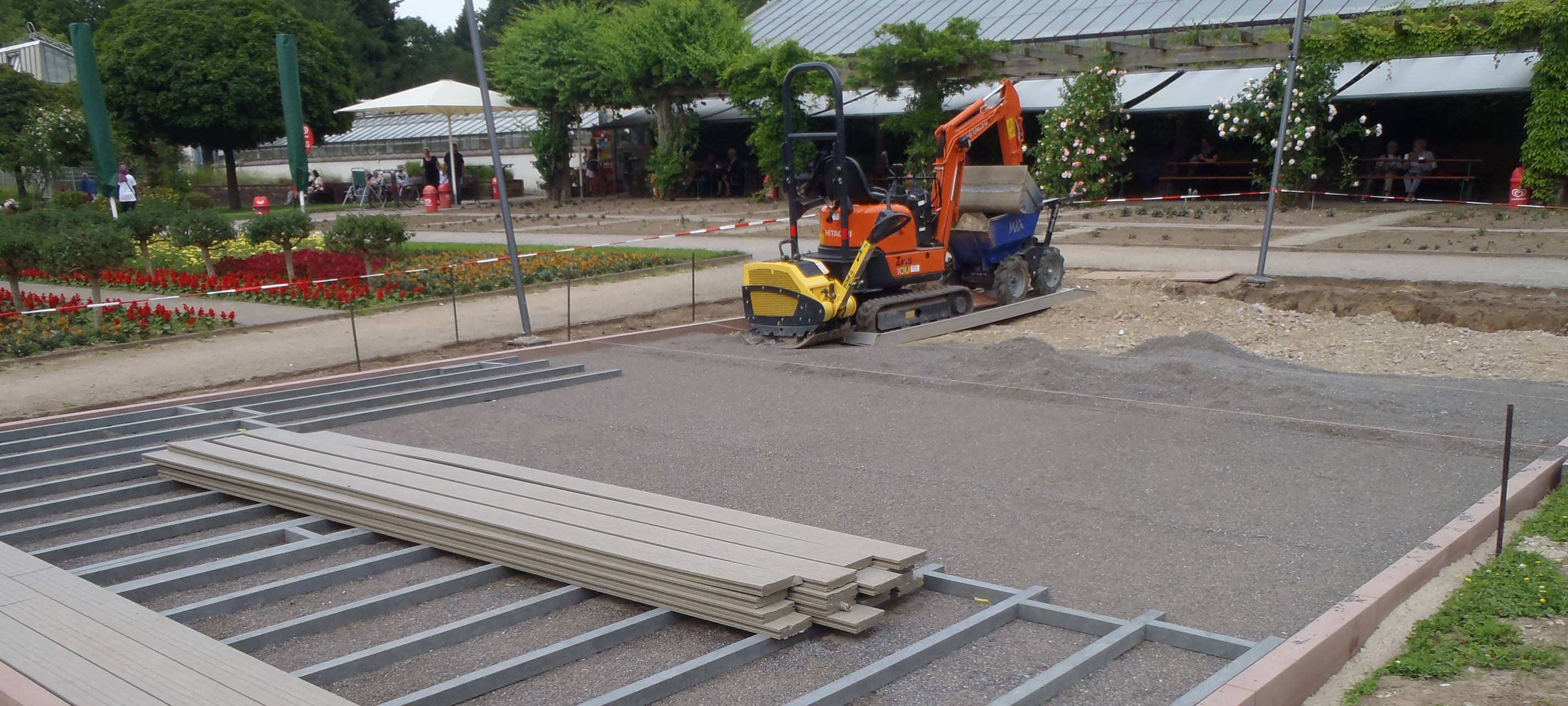 Eröffnung des neuen Festplatzes im Botanischen Garten