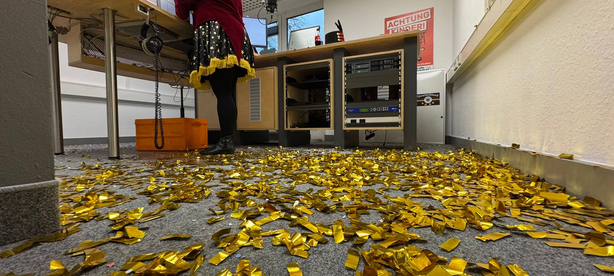 Das Solinger Prinzenpaar live im RSG-Studio