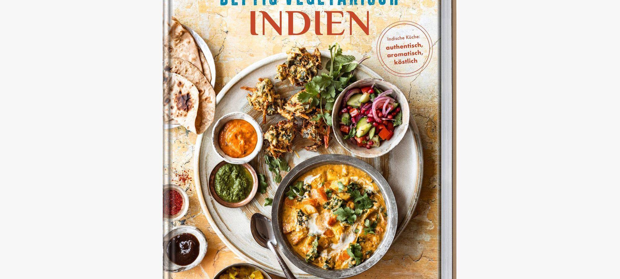 Buchcover «Deftig vegetarisch Indien»
