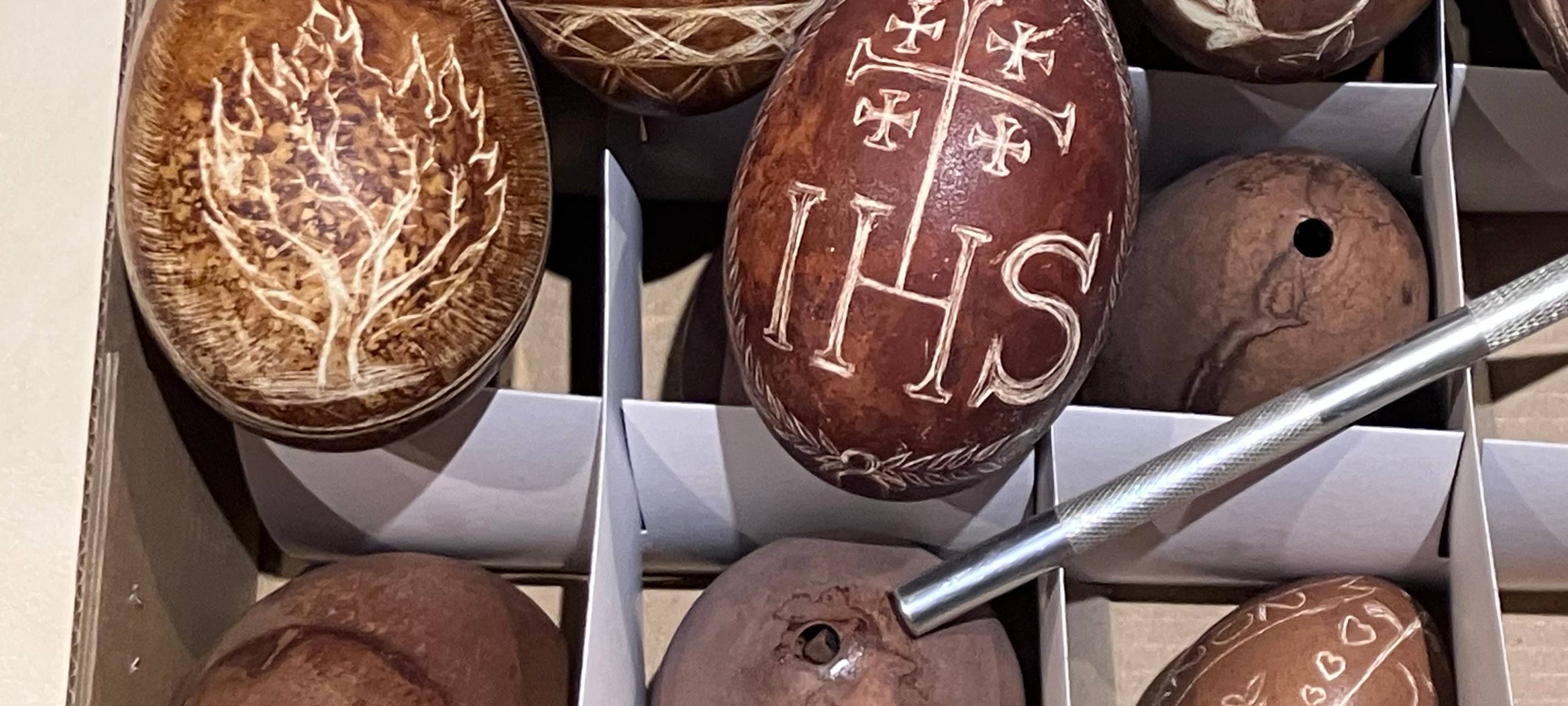 Ostereier kreativ gestalten mit alter Technik