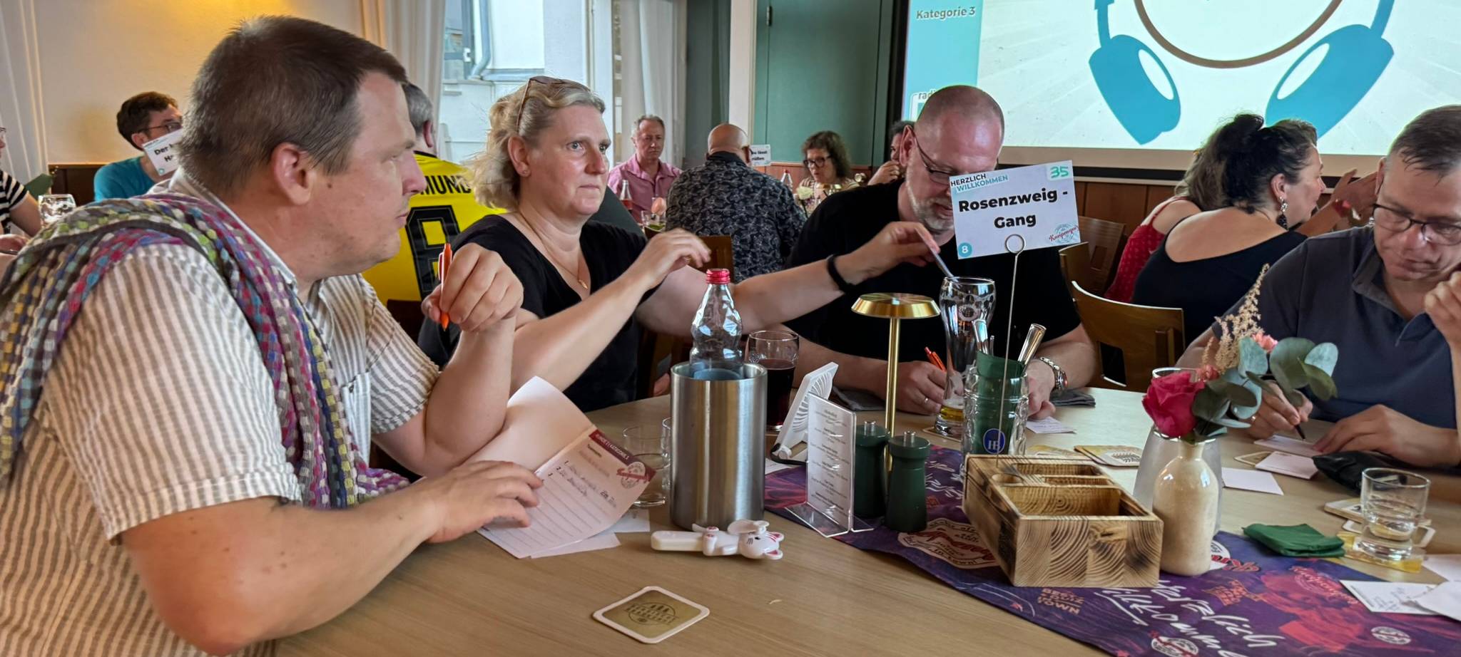 "Der bunte Haufen" gewinnt zum 2. Mal das Kneipenquiz