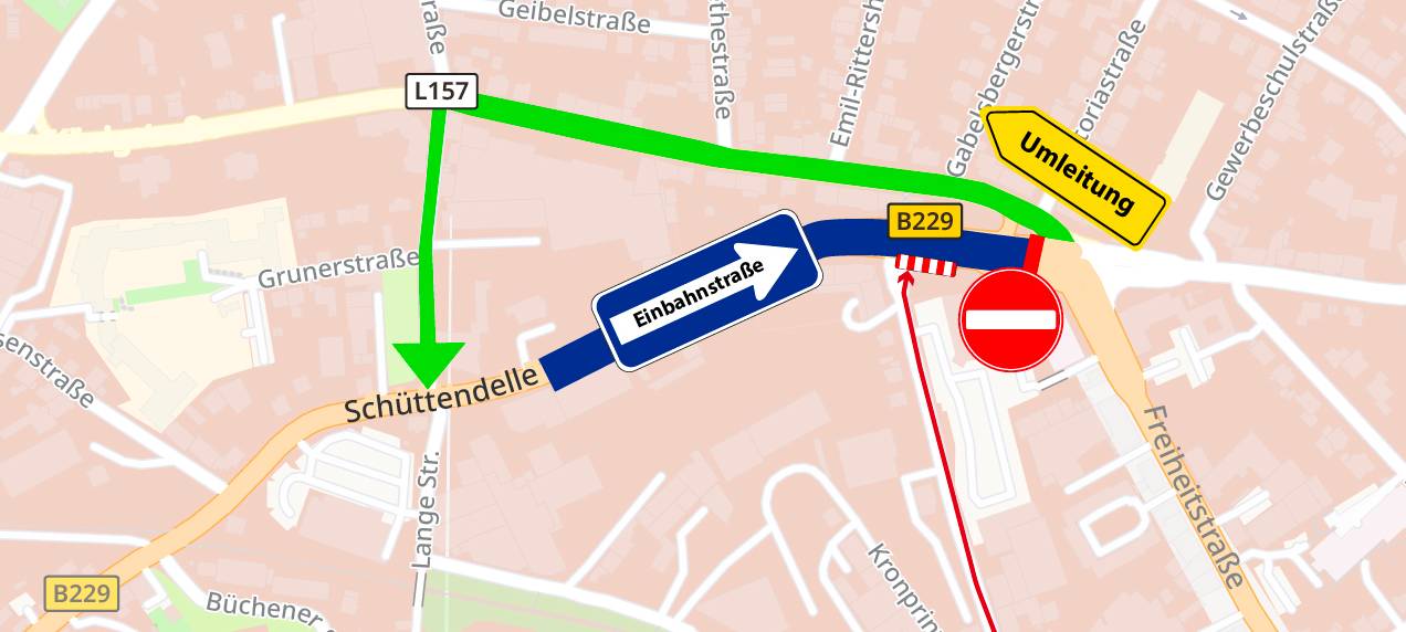 Großbaustellen und Sperrungen in Remscheid