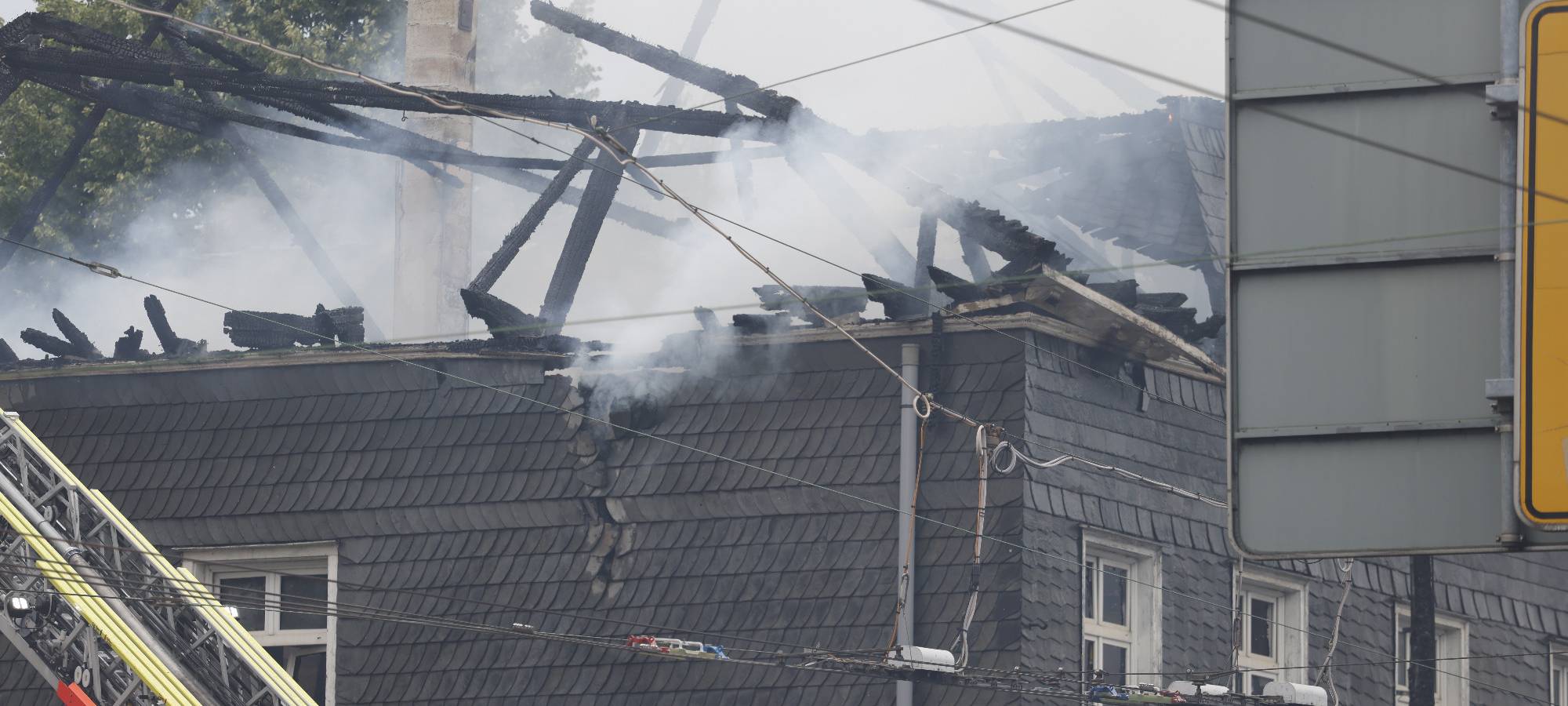Solingen: Dachstuhlbrand am Werwolf