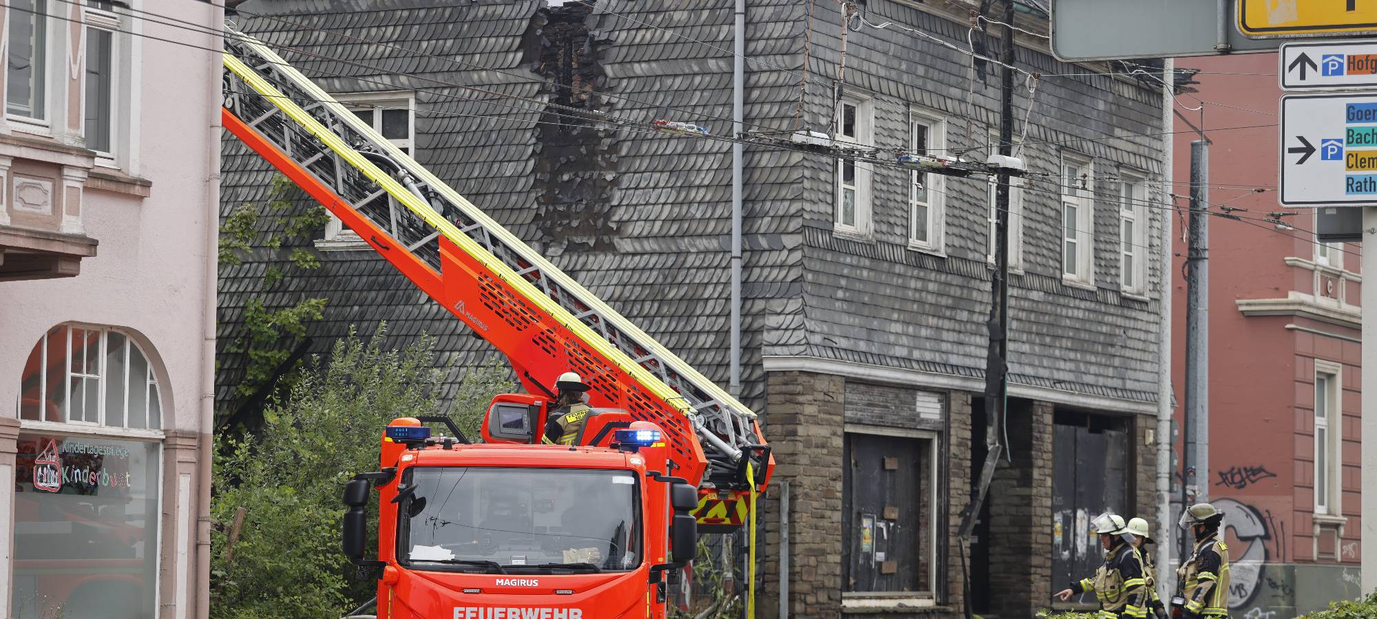 Solingen: Dachstuhlbrand am Werwolf