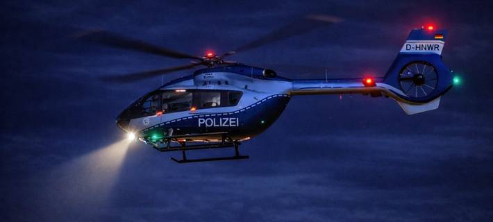 Symbolbild: Hubschraubereinsatz in der Nacht