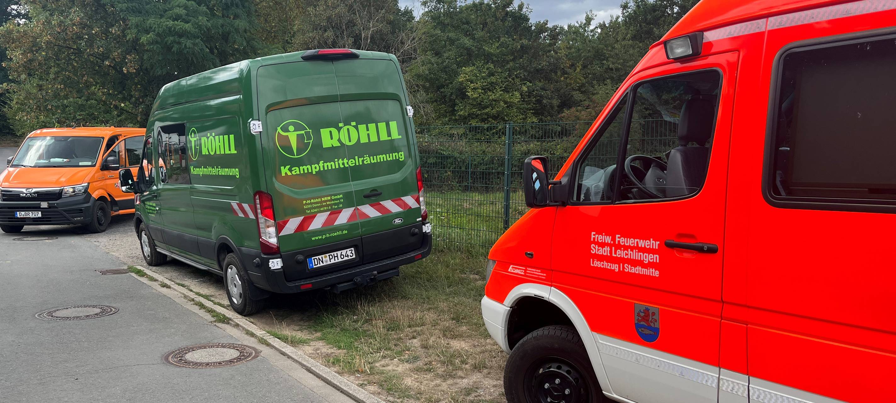 Bombenfund zwischen Solingen und Leichlingen