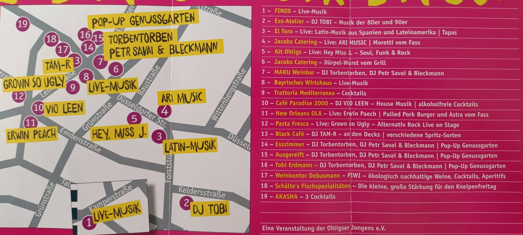 Das geht am Kneipen-Freitag in Solingen-Ohligs