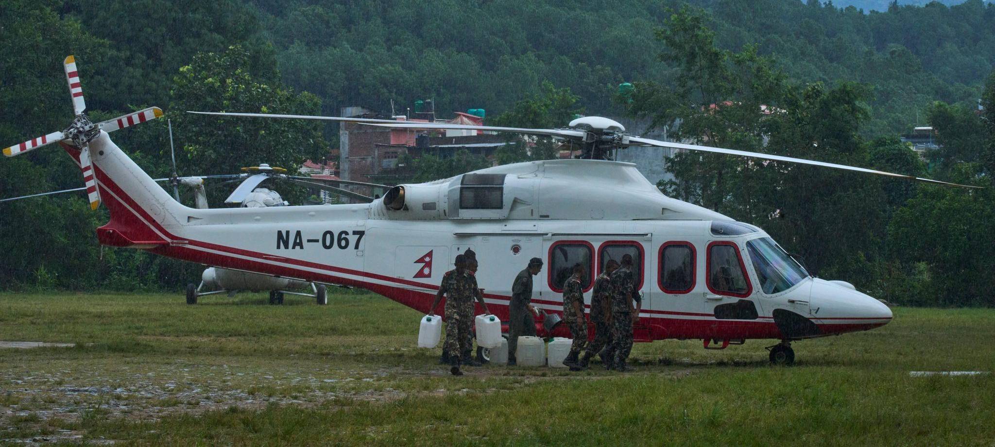 Sturzflut in Nepal