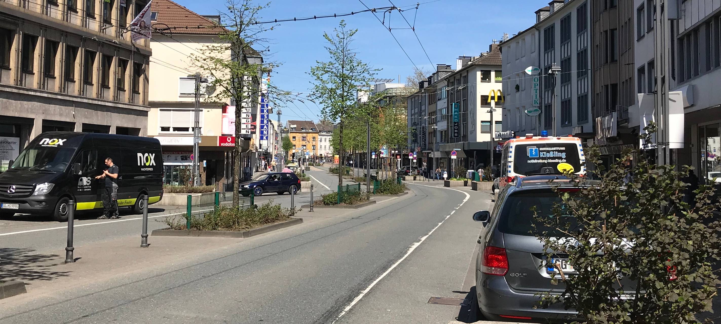 Ab heute ist wieder die Kölner Straße in Solingen gesperrt