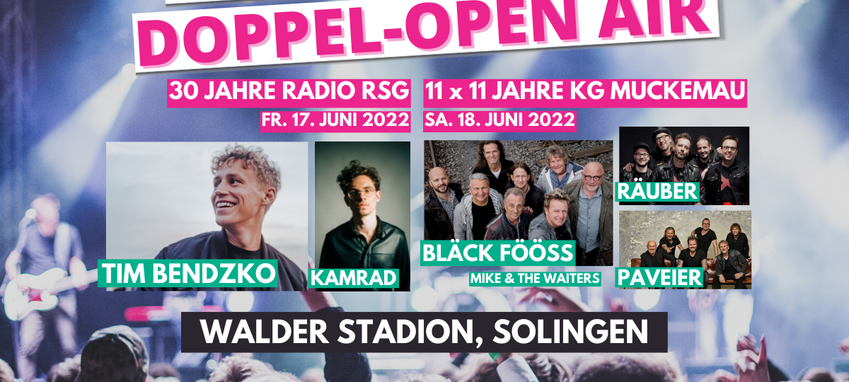 Countdown zum Doppel-Open-Air