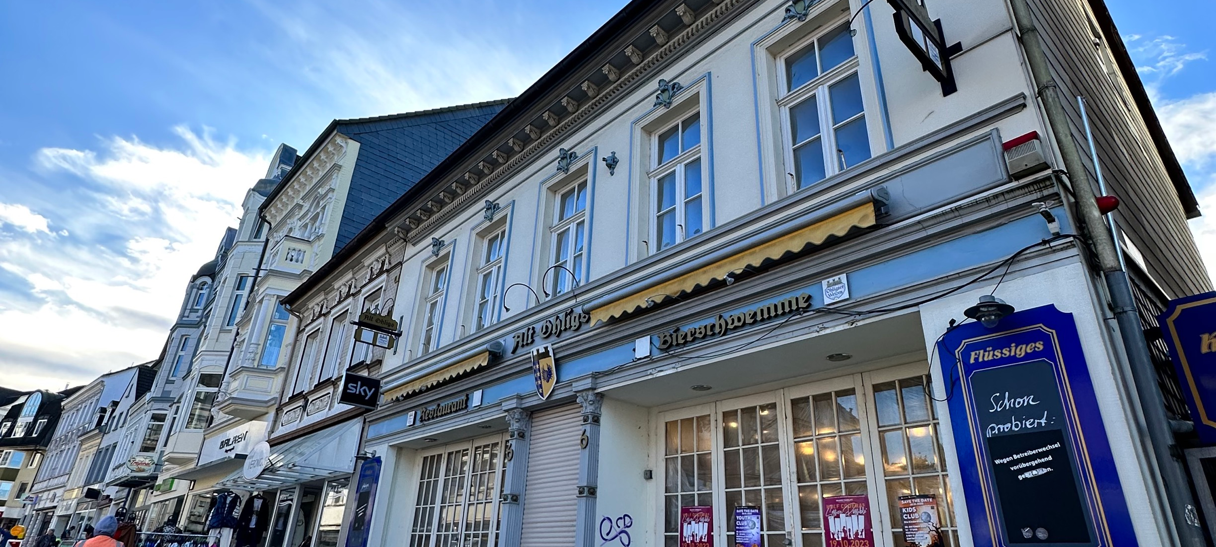 Umbau in Fußgängerzone in Solingen startet