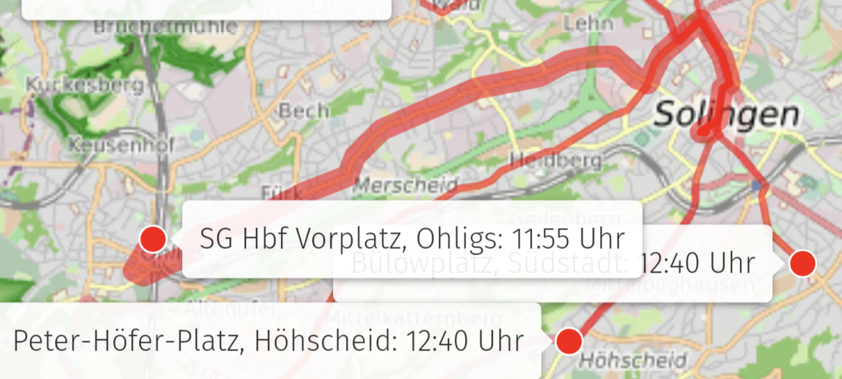 Große Sternfahrt in Solingen