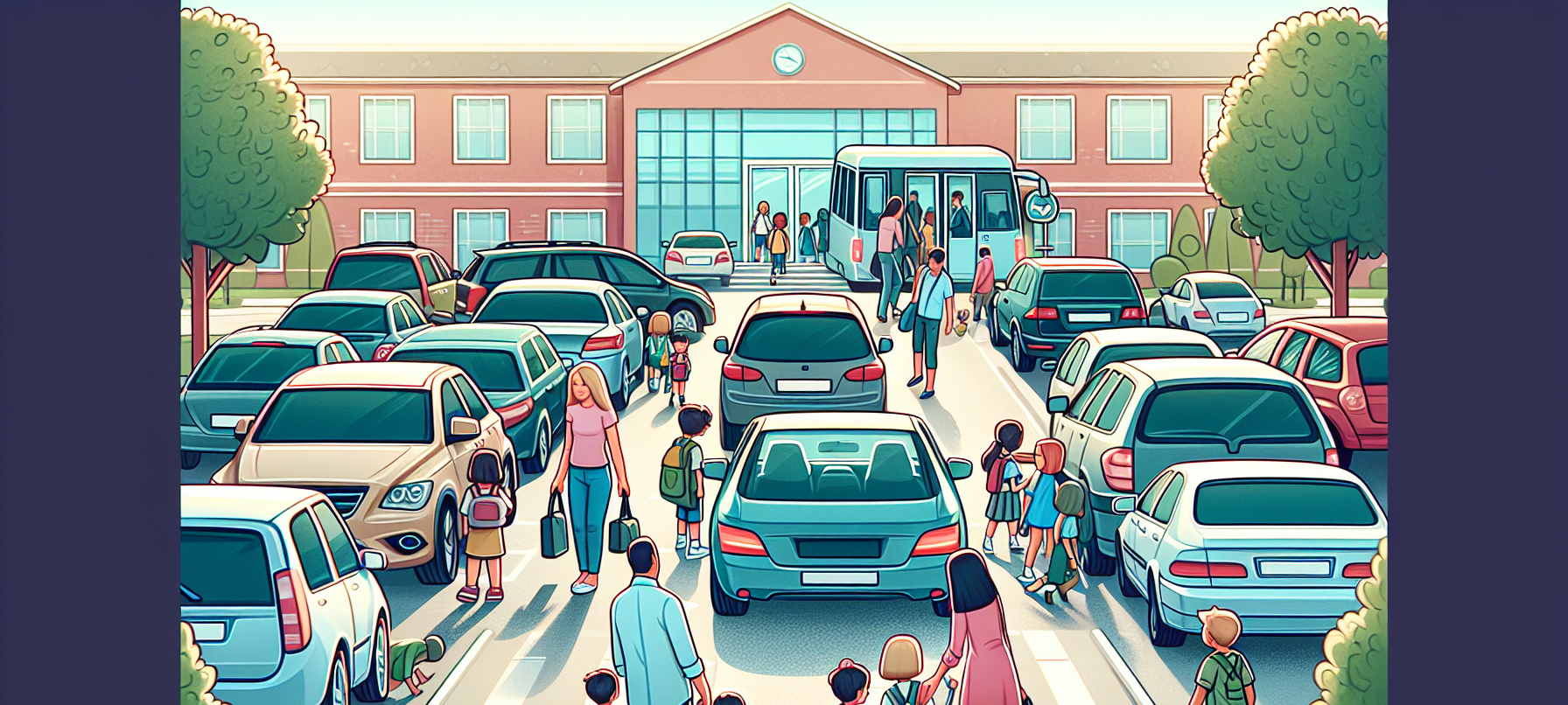 Dauerthema Elterntaxis: Chaos vor Schulen im RSG-Land