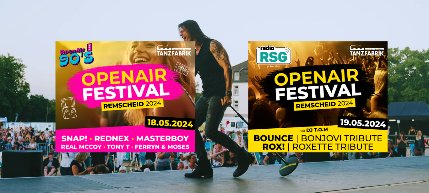 Festival-Tickets fürs Pfingst-Open-Air in Remscheid gewinnen
