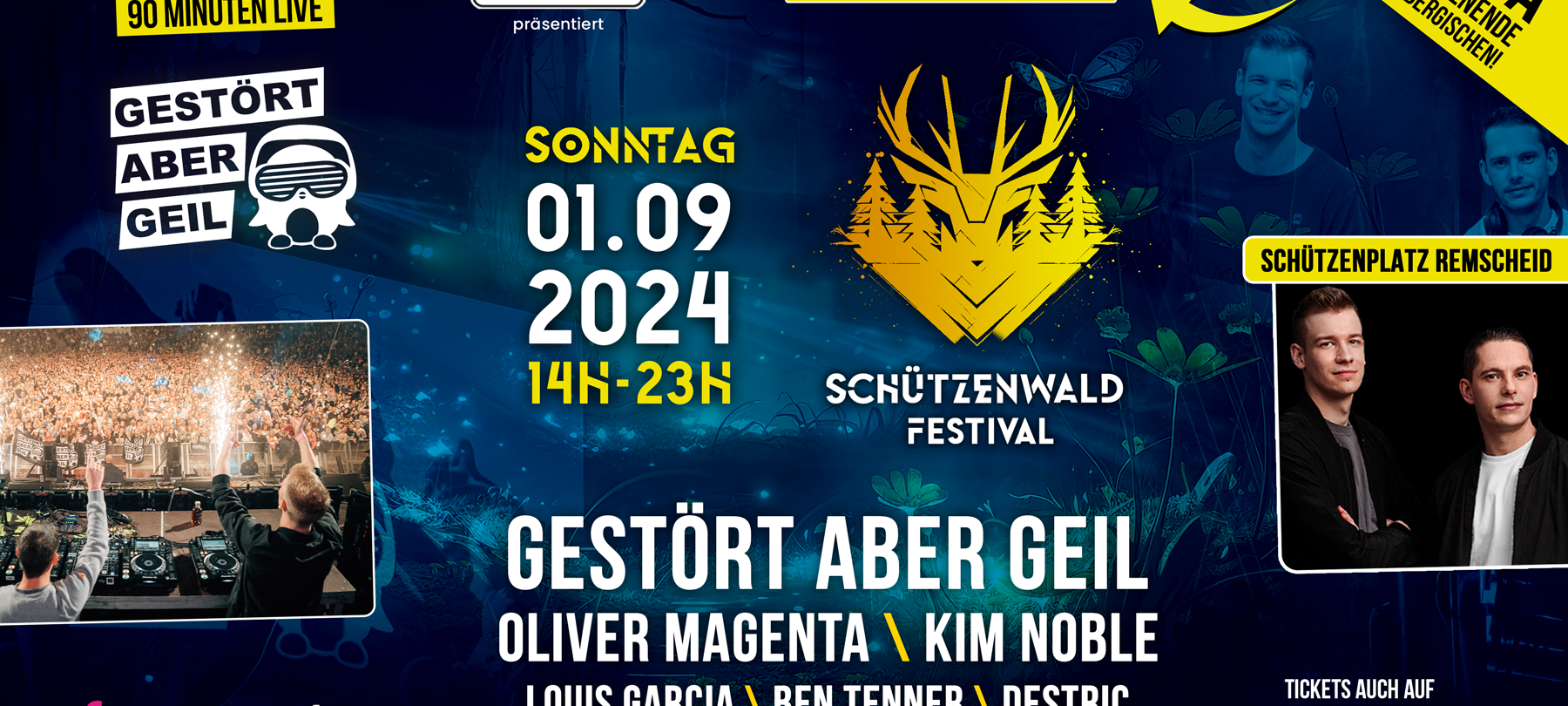 Gestört aber GeiL: EDM-Festival am 1. September in Remscheid