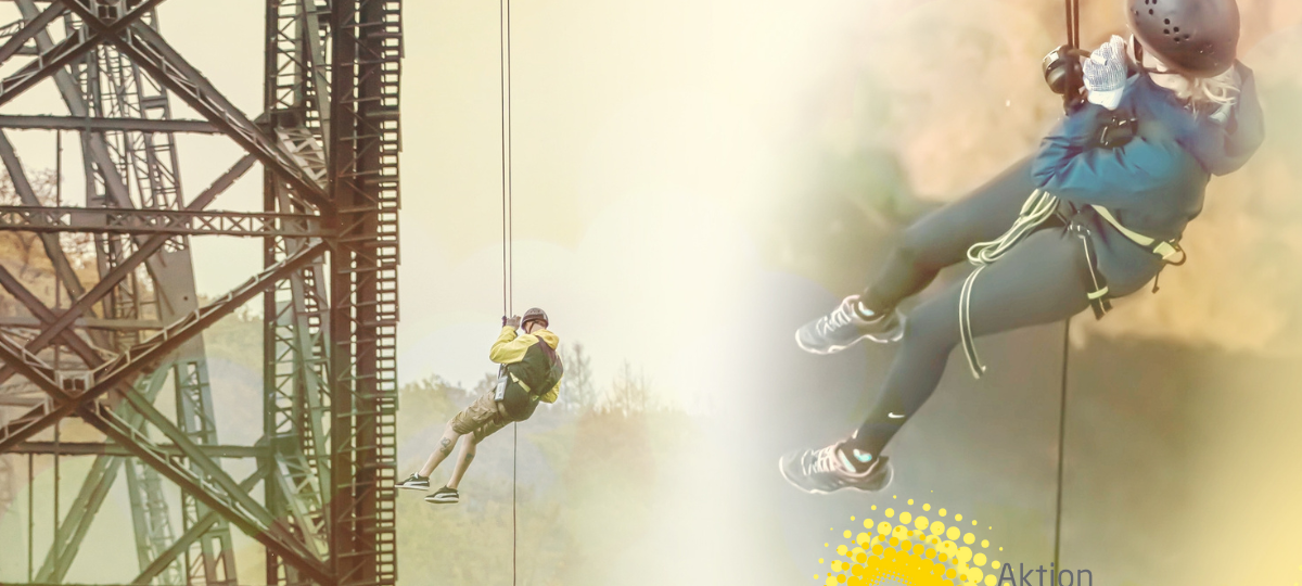 Lichtblicke-Auktion: Exklusive Abseilaktion an der Müngstener Brücke