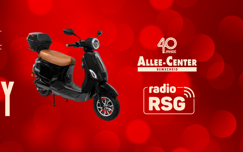 Der Party-Roller: Gewinnt einen E-City Elektroroller