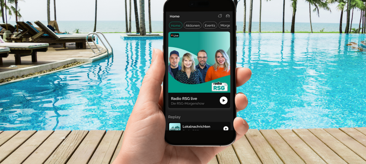 App in den Urlaub mit Radio RSG
