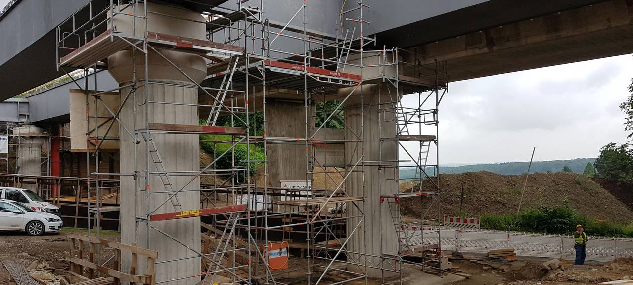 Arbeiten an der Brücke Westring gehen weiter