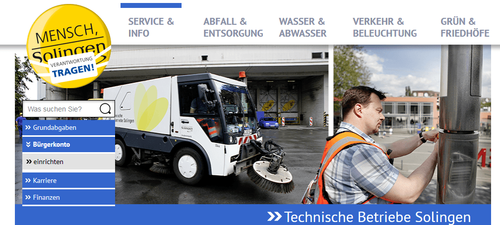 Bürgerkonto Solingen wird eingerichtet